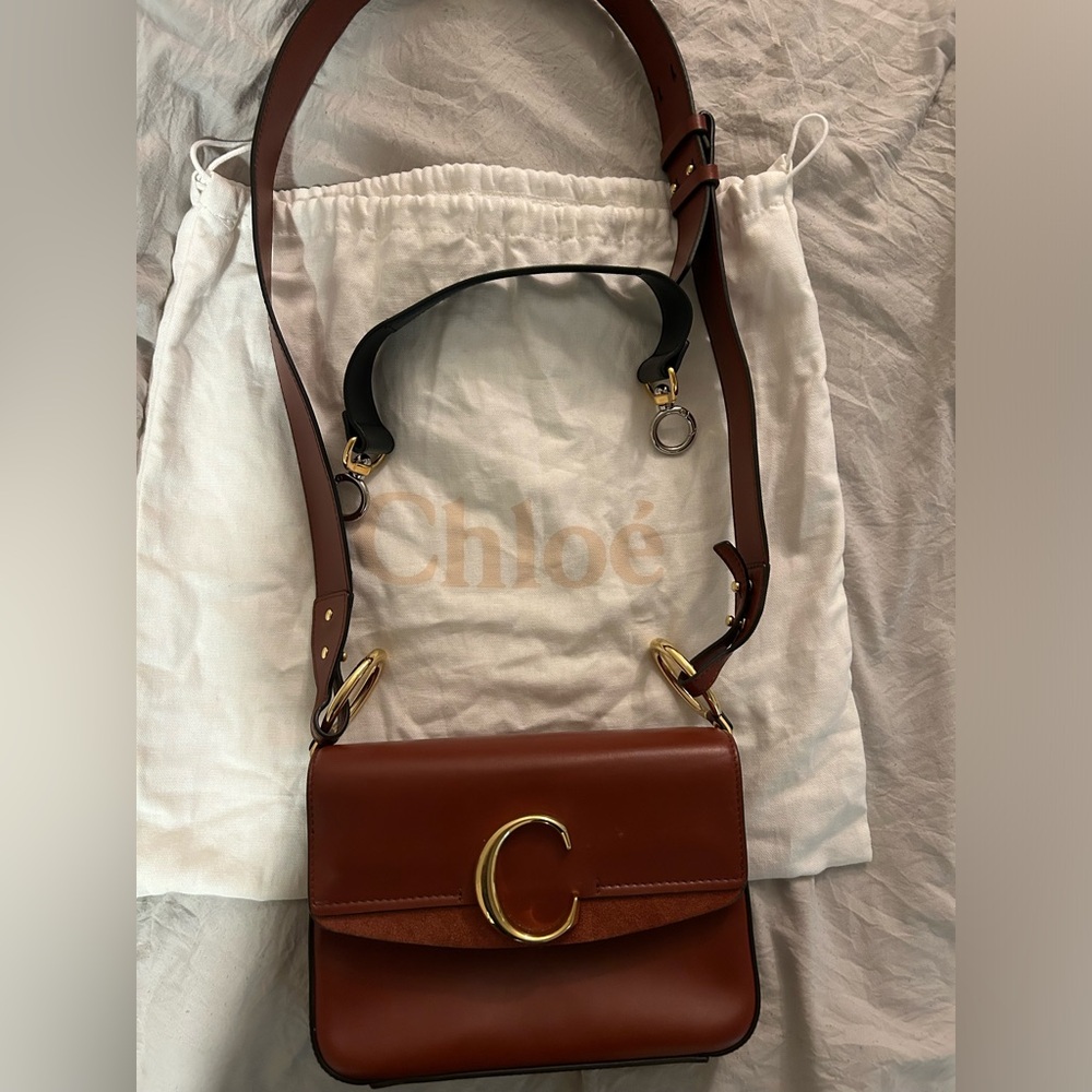 Chloe C brown leather crossbody bag (sold)